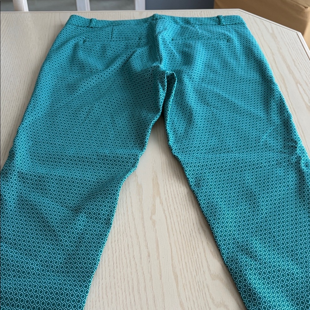 Green Patterned Pants - Picture 6 of 7
